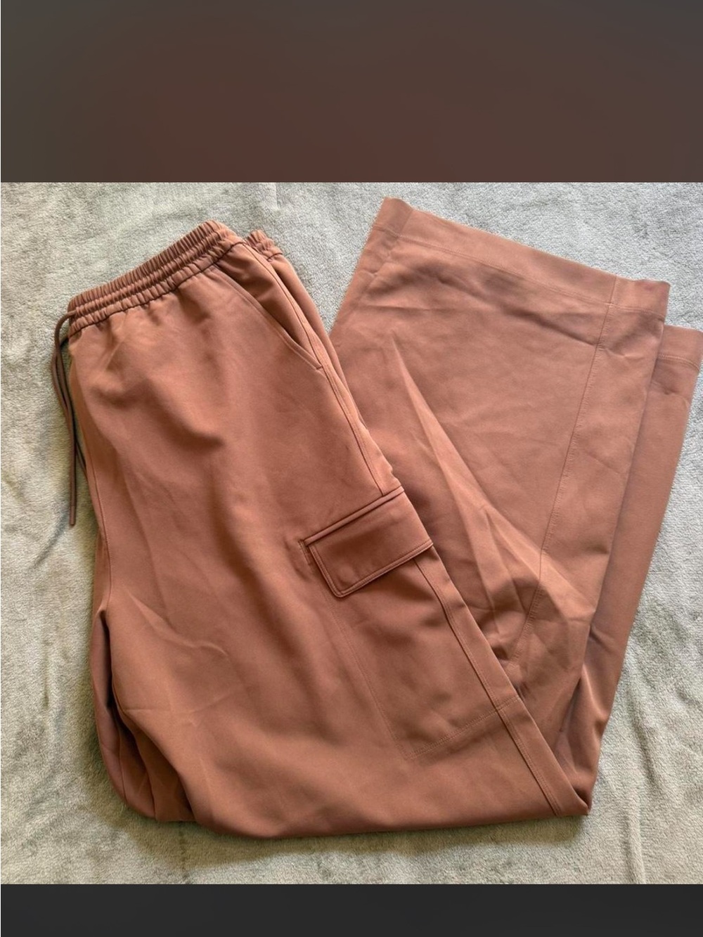 Athleta Brown Tall Drawstring Waist Sweatpants